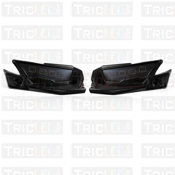 TricLED Sling”Gatti” Plug N' Play Headlight Conversion Kit for the Polaris Slingshot (Pair) (2015-19)