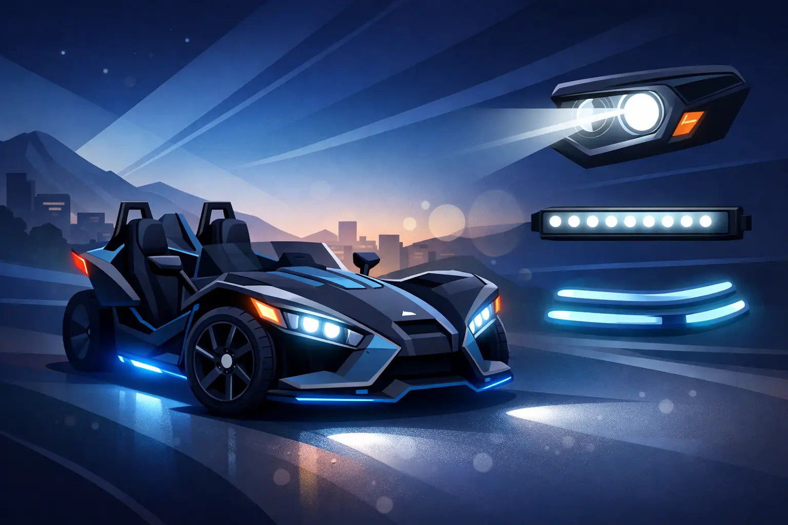 Polaris Slingshot Lighting Modification Guide