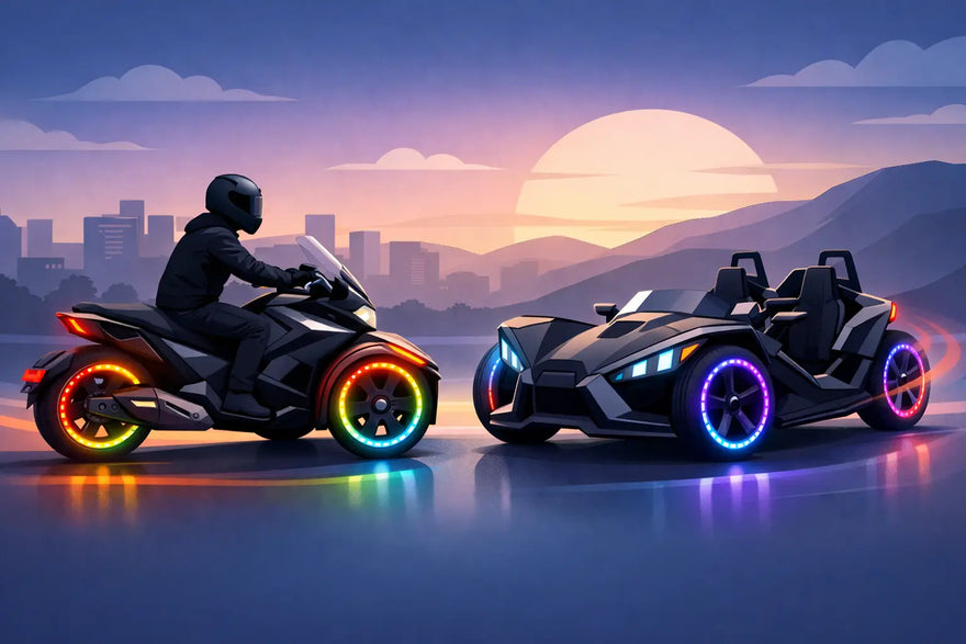 Wheel Chaser Lights for a More Visible Ride