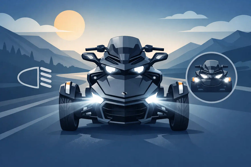 Spyder F3 Daytime Running Lights Guide