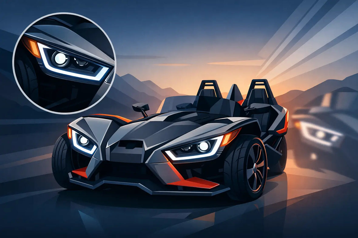 Slingshot Headlight Trim Lighting That Fits
