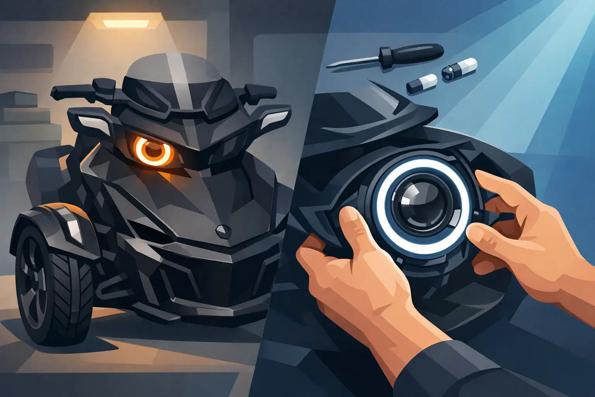 How to Replace Can Am Angel Eyes Correctly