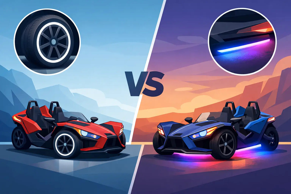 Slingshot Wheel Rings vs Underglow Explained