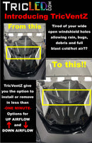 TricVentZ - RT Windshield Vents (2 pairs) For RT2020+ only-2