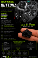 TricLED Turn-Signal ButtonZ-2