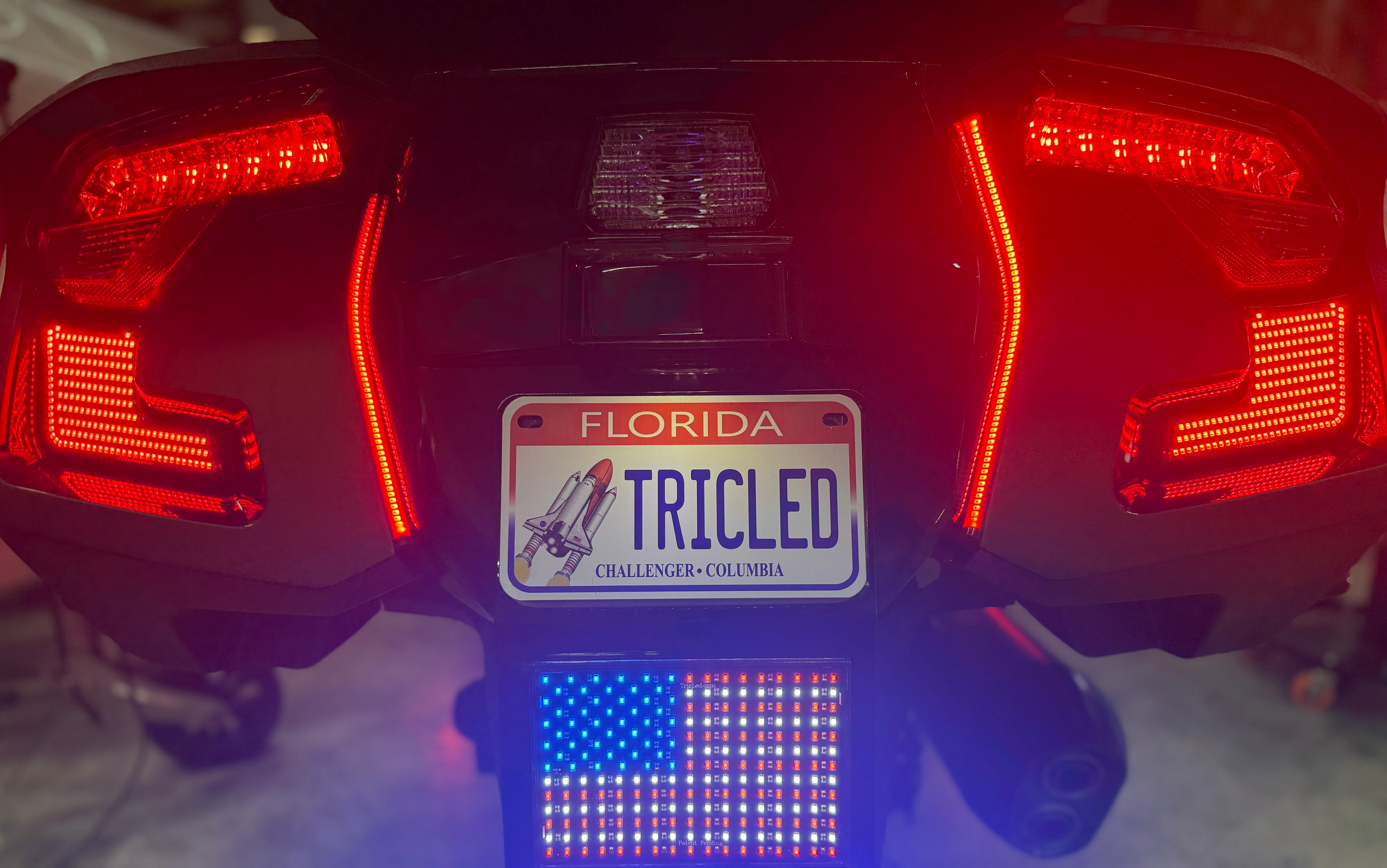 Support De Feux Arrière LED Pour Quad CB ATV Cruiser Cafe