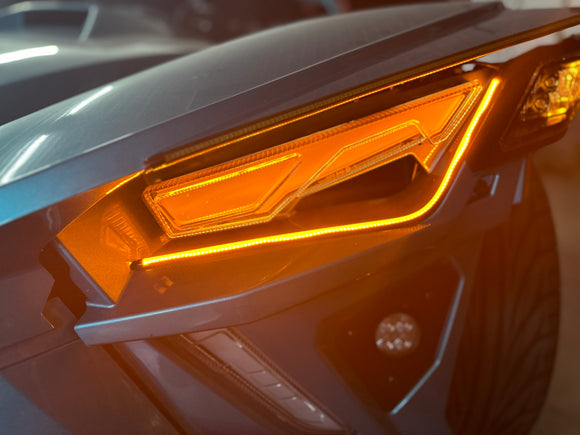 2020+ Lower Brow LED Running Light with Turn Signal (Dual Color)