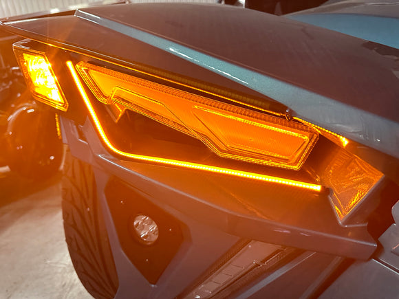2020+ Lower Brow LED Running Light with Turn Signal (Dual Color)