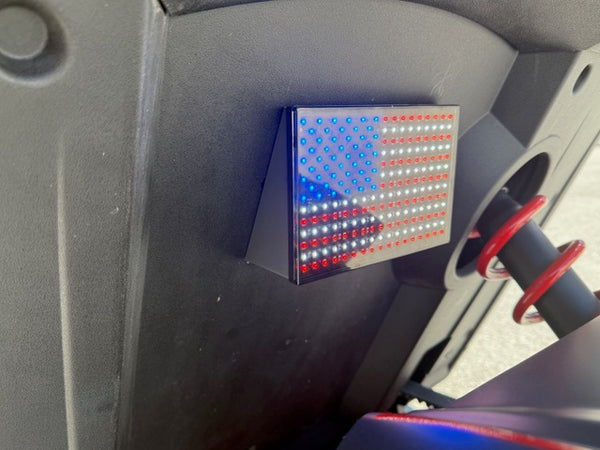 USA LED Flag with NEW Mounting Plate for Slingshot