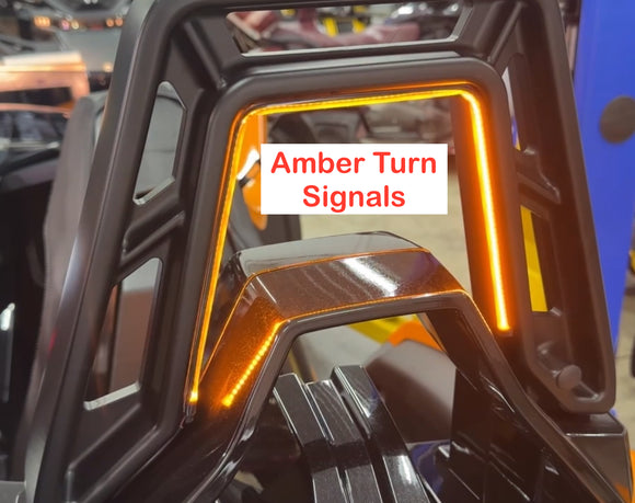Slingshot Dual Color Roll Hoop LED Light with Run, Brake & Turn Signal (2020+)