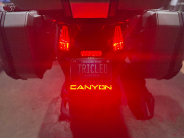 Canyon license plate LED