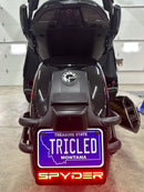 Plug N' Play LED License Plate Mount for the Spyder F3/F3S-1