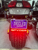 Plug N' Play LED License Plate Mount for the Spyder F3/F3S-3