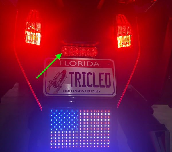 Canyon Rear Center LED OE Style Reflector