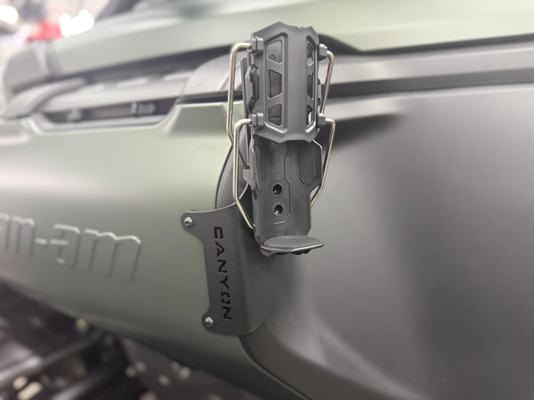 Canyon adjustable side mount bottle holder