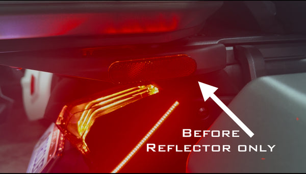 Canyon Side Facing License Plate LED Reflector "Add On Kit"