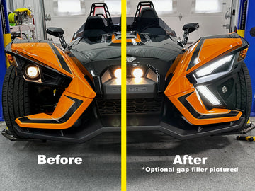 2016.5-2019 SlingShot  UPPER Headlight Conversion Kit - 0