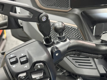 Handlebar Top Cuffs for use with RAM Mount Accessories on Spyder F3 & RT Models (2024+) *NEW*