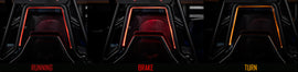 Slingshot Dual Color Roll Hoop LED Light with Run, Brake & Turn Signal (2020+) - 0