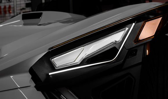2020+ Lower Brow LED Running Light with Turn Signal (Dual Color)