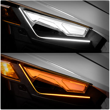 2020+ Lower Brow LED Running Light with Turn Signal (Dual Color)