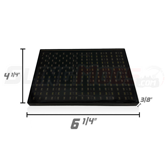 USA Flag LED Smoked Lens with Mounting Bracket