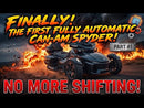 TricShift™ SA6 - Fully Automatic Shift System - Spyder F3-2