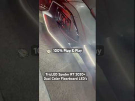 RT 2020+ Dual-Color Driver Floorboards LED kit (w. Optional Passenger Floorboard) - 0