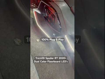 RT 2020+ Dual-Color Driver Floorboards LED kit (w. Optional Passenger Floorboard) - 0