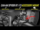 Handlebar Top Cuffs for use with RAM Mount on Spyder F3 & RT Model (2024+)-2