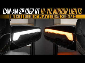 HiViz Side View Mirror DRL with Sequential Turn Signal (for RT, F3T, F3L) - 0
