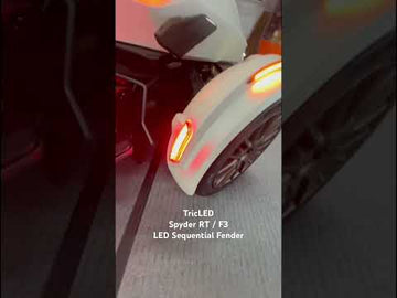 Sequential Front Fenders LED Amber & Red for Spyders (2019+) - 0