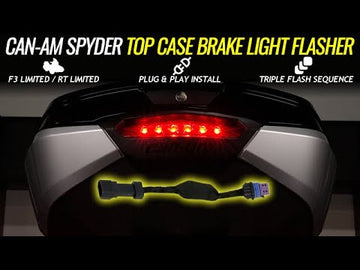 TricLED - Plug N' Play Top Case Brake Light Flasher / Modulator for the Can-Am Spyder F3 Limited (2017+) & RT Limited (2020+)