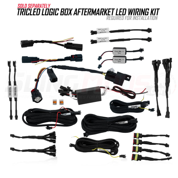 2020+ Lower Brow LED Running Light with Turn Signal (Dual Color)