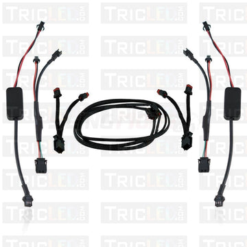 Front Fender Power Harness Kit Oem Wiring Harness / Splitter (2019+ Spyder)