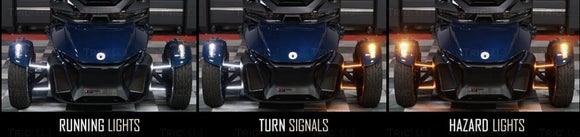 2019+ Drl Dual-Color A-Arm With White/yellow Turn Signals