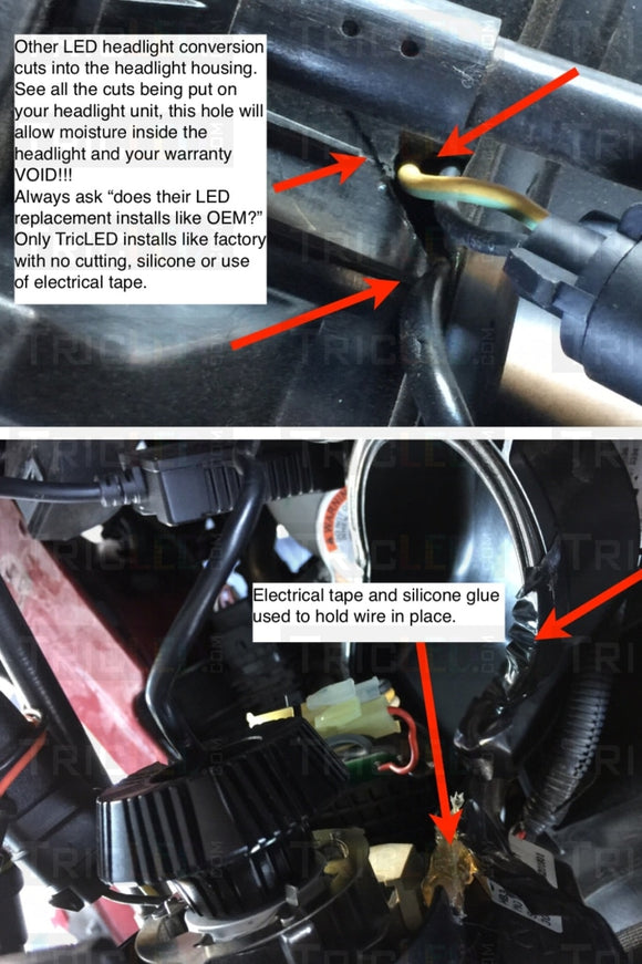 360 Led Headlights For Spyder Rt (Canbus Approved)