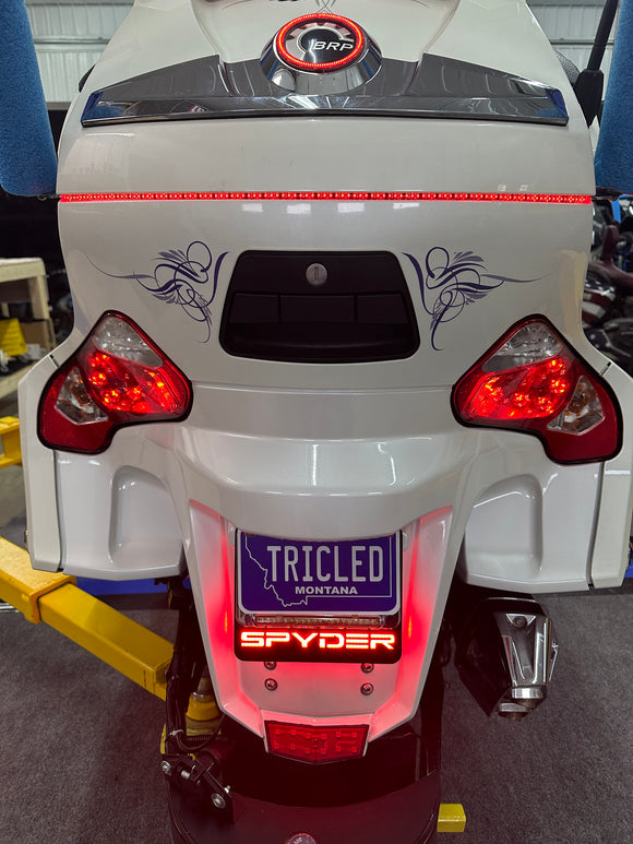 Plug N' Play LED License Plate Mount for Spyder RT (2010-19)