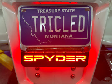 Plug N' Play LED License Plate Mount for Spyder RT (2010-19)