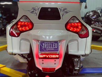 Plug N' Play LED License Plate Mount for Spyder RT (2010-19) - 0