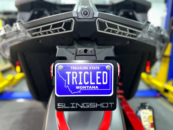 Plug N' Play LED License Plate Bracket for Polaris Slingshot
