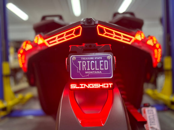 Plug N' Play LED License Plate Bracket for Polaris Slingshot