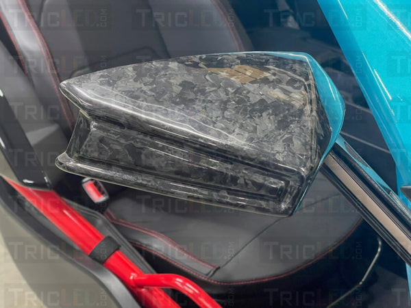 Carbon Fiber Mirror Covers - Two Styles