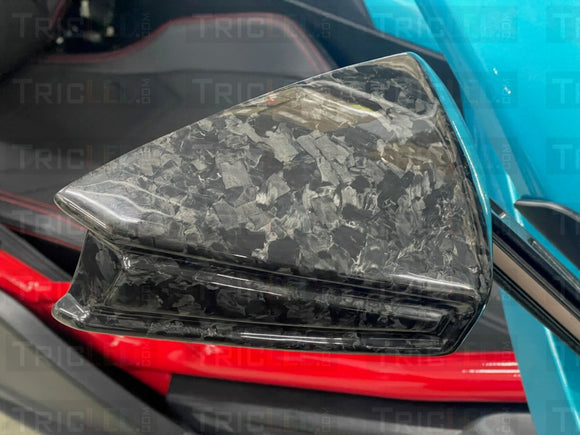 Carbon Fiber Mirror Covers - Two Styles