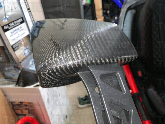 Carbon Fiber Mirror Covers - Two Styles