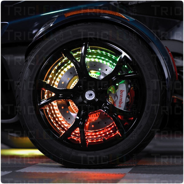Tricled Chaser Led Wheel Light Kit For The Can-Am Spyder (Set Of 2) (2013+)