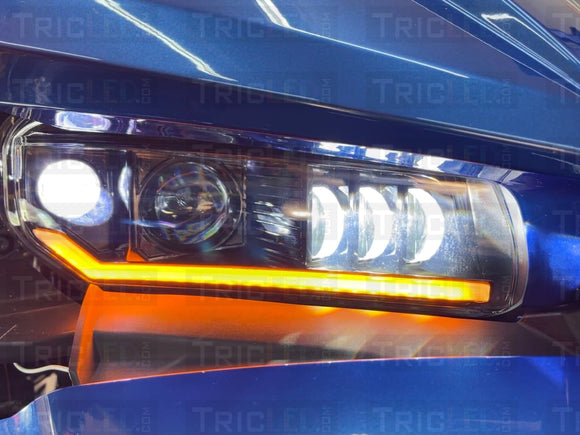 F3 Led Replacement Headlight Assembly With Drl & Sequential Turn Signals