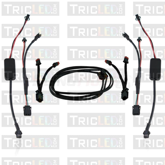 F3 Led Replacement Headlight Assembly With Drl & Sequential Turn Signals