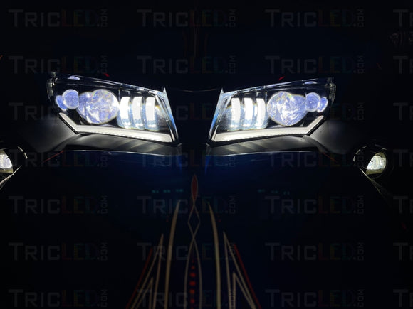 F3 Led Replacement Headlight Assembly With Drl & Sequential Turn Signals