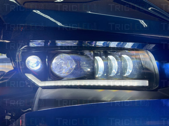 F3 Led Replacement Headlight Assembly With Drl & Sequential Turn Signals